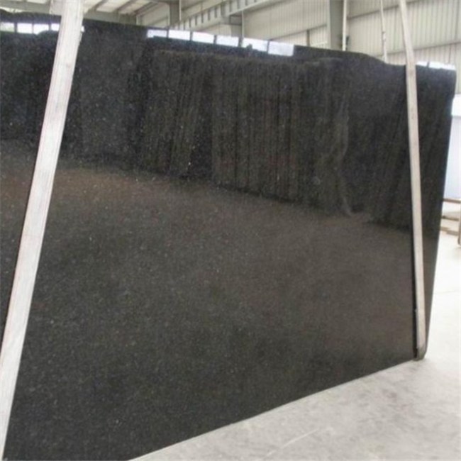 Angola black granite slabs